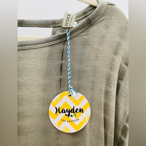 NWT Hayden Tie Dye Tunic Hi Low Top - Picture 6 of 11